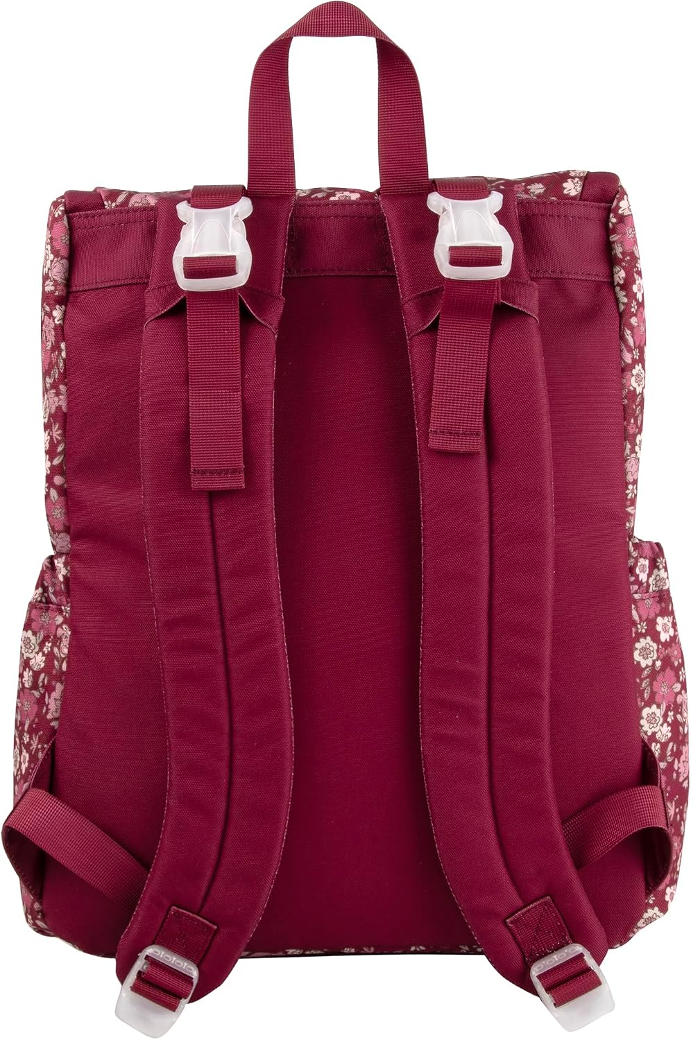 Multi-Function Floral Diaper Backpack and Travel Nappy Baby Bag with Changing Pad and Stroller Straps