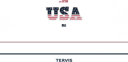 Tervis Traveler USA Pride Made in USA Double Walled Insulated Tumbler Travel Cup Keeps Drinks Cold & Hot, 20oz, Stainless Steel