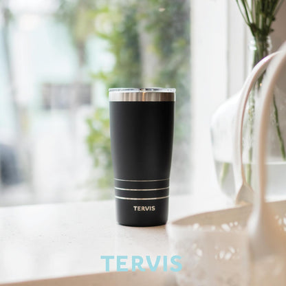 Tervis Traveler USA Pride Made in USA Double Walled Insulated Tumbler Travel Cup Keeps Drinks Cold & Hot, 20oz, Stainless Steel