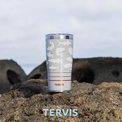 Tervis Traveler USA Pride Made in USA Double Walled Insulated Tumbler Travel Cup Keeps Drinks Cold & Hot, 20oz, Stainless Steel