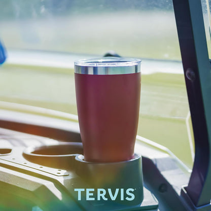 Tervis Traveler USA Pride Made in USA Double Walled Insulated Tumbler Travel Cup Keeps Drinks Cold & Hot, 20oz, Stainless Steel