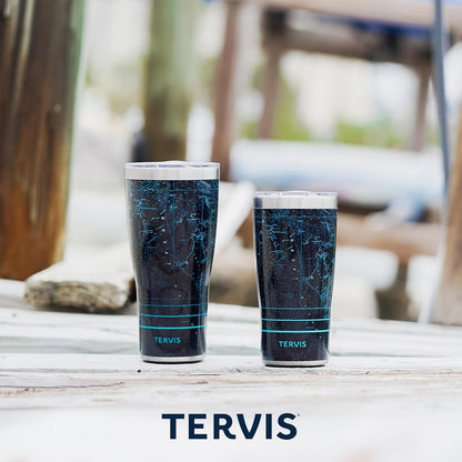 Tervis Traveler USA Pride Made in USA Double Walled Insulated Tumbler Travel Cup Keeps Drinks Cold & Hot, 20oz, Stainless Steel