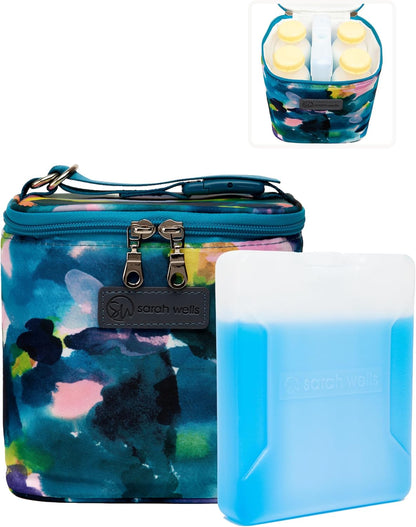 Cold Gold Breastmilk Cooler with Ice Pack (Groovy)