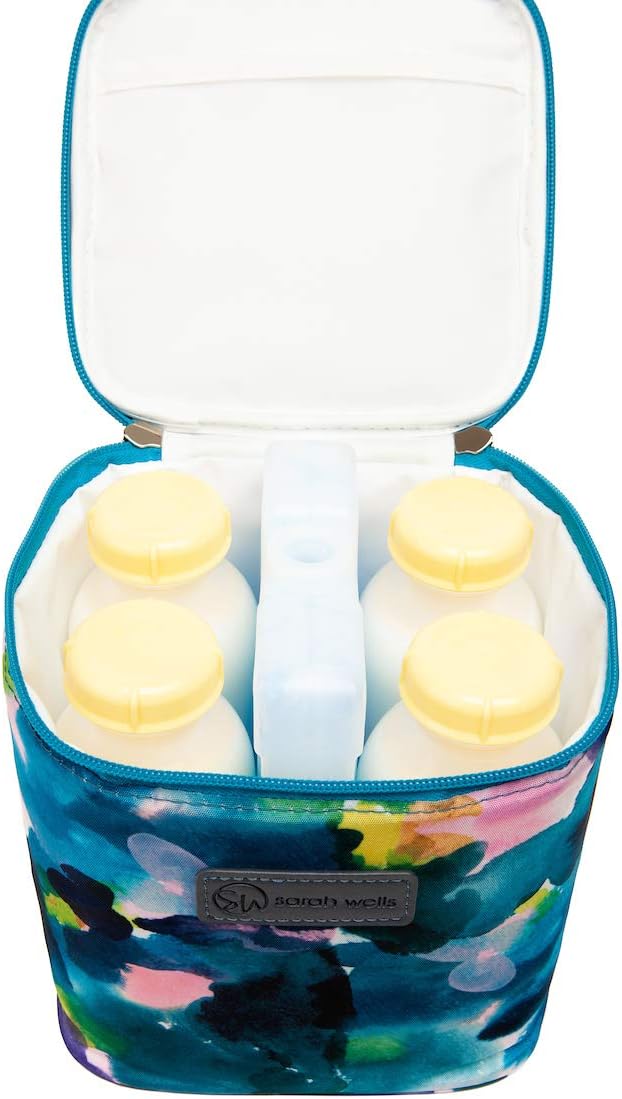 Cold Gold Breastmilk Cooler with Ice Pack (Groovy)