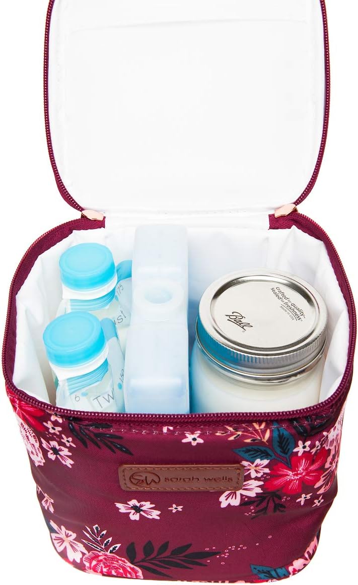 Cold Gold Breastmilk Cooler with Ice Pack (Groovy)