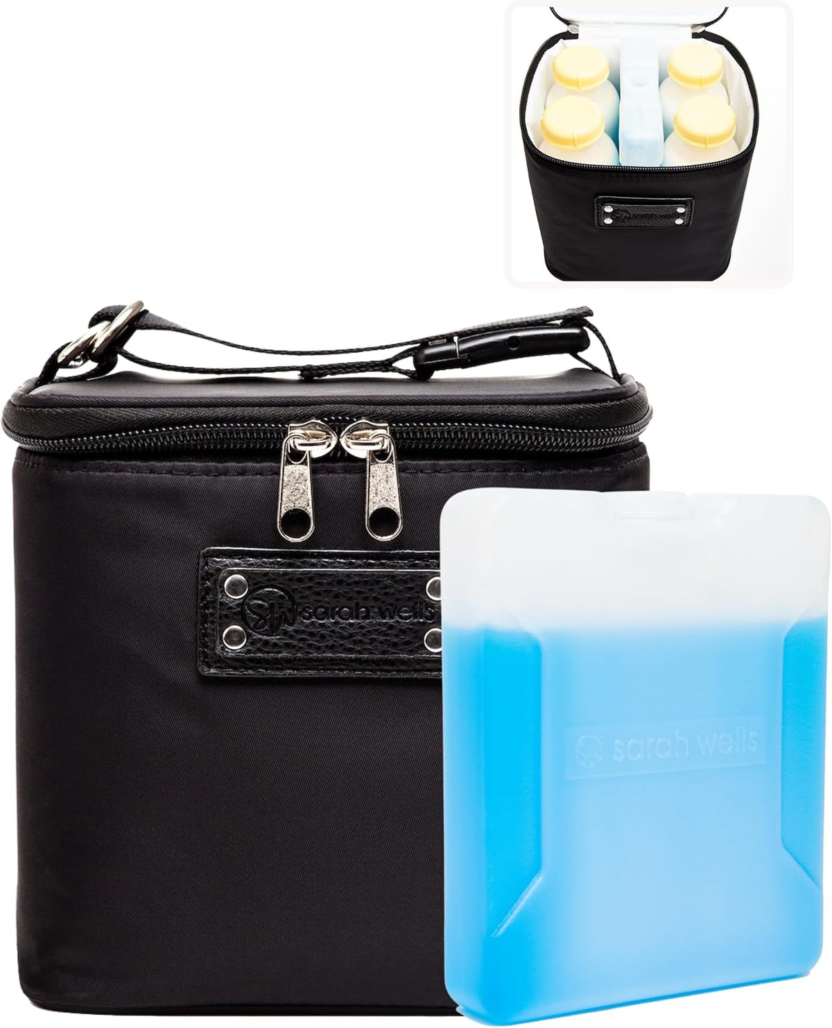Cold Gold Breastmilk Cooler with Ice Pack (Groovy)
