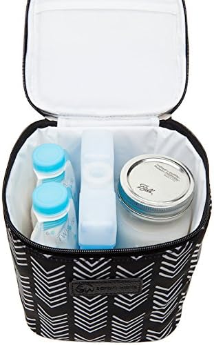 Cold Gold Breastmilk Cooler with Ice Pack (Groovy)