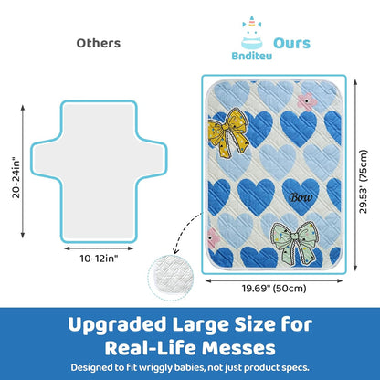 Diaper Changing Pad for Baby, Portable Changing Mat, 20"x27.5"