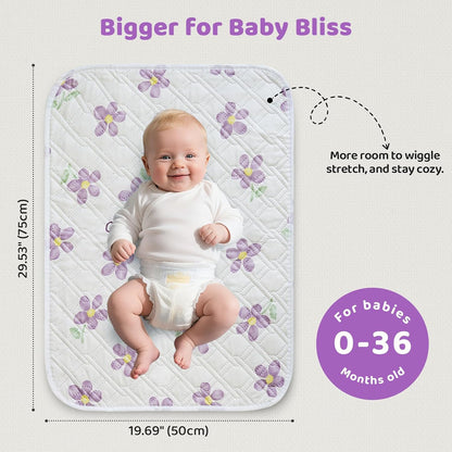 Diaper Changing Pad for Baby, Portable Changing Mat, 20"x27.5"