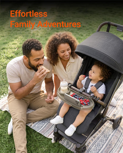 3 in 1 Universal Stroller Snack Tray with Cup & Phone Holder