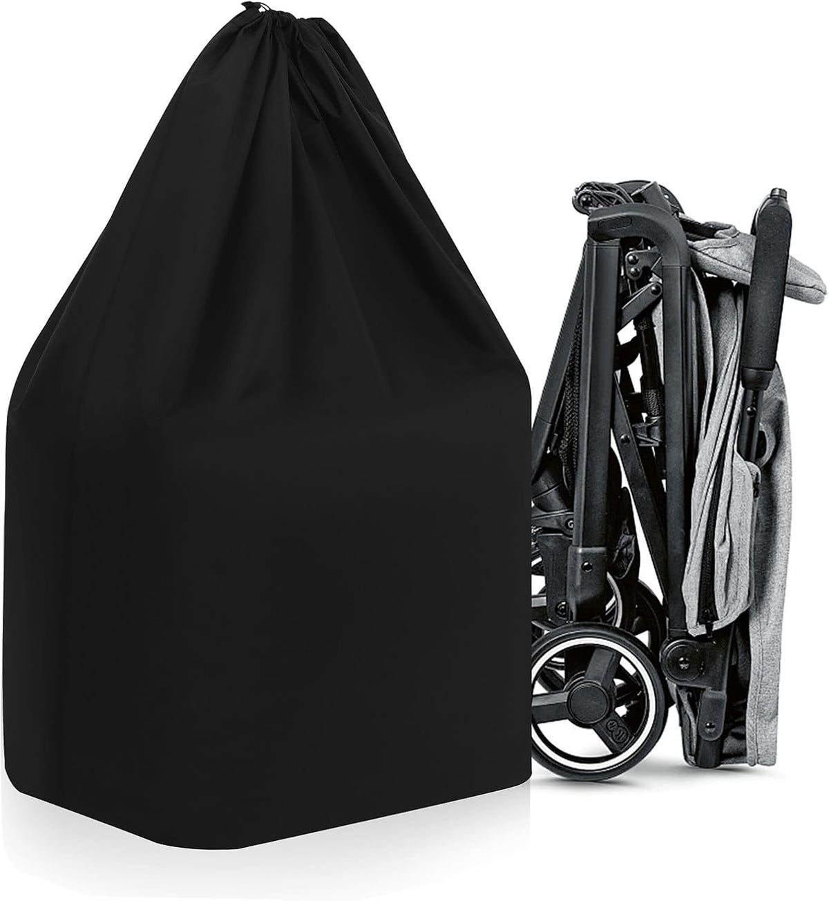 Stroller Travel Bag for Airplane Gate Check Water Resistant Heavy Duty Storage with Comfortable Dual Shoulder Straps Compatible with Single and Double Strollers Protects From