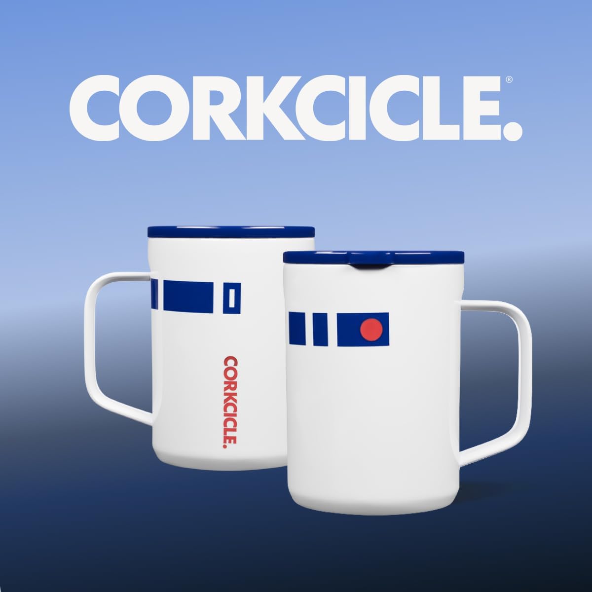 Star Wars R2D2 Insulated Coffee Mug- Triple Insulated Stainless-Steel Mug with Sliding Shatter-Proof Lid Keeps Drinks Hot 3 Hours- 16oz Travel Mug for Hot Beverages, Office & Daily Use