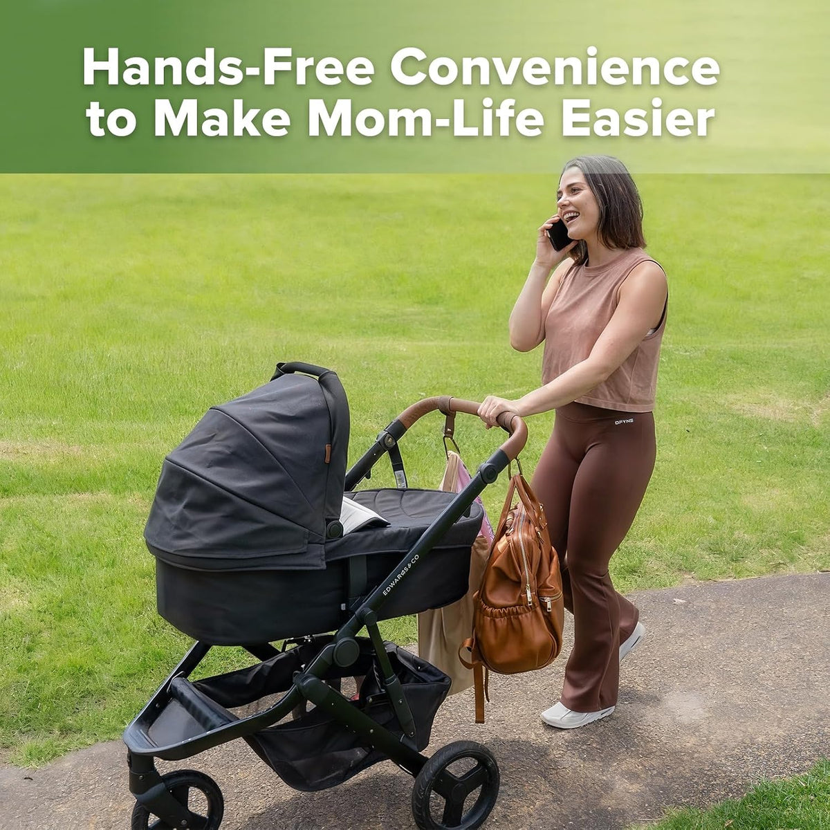 Baby Stroller Hooks for Bags, Black(2 Pack)- Simple to Use, Non-Slip