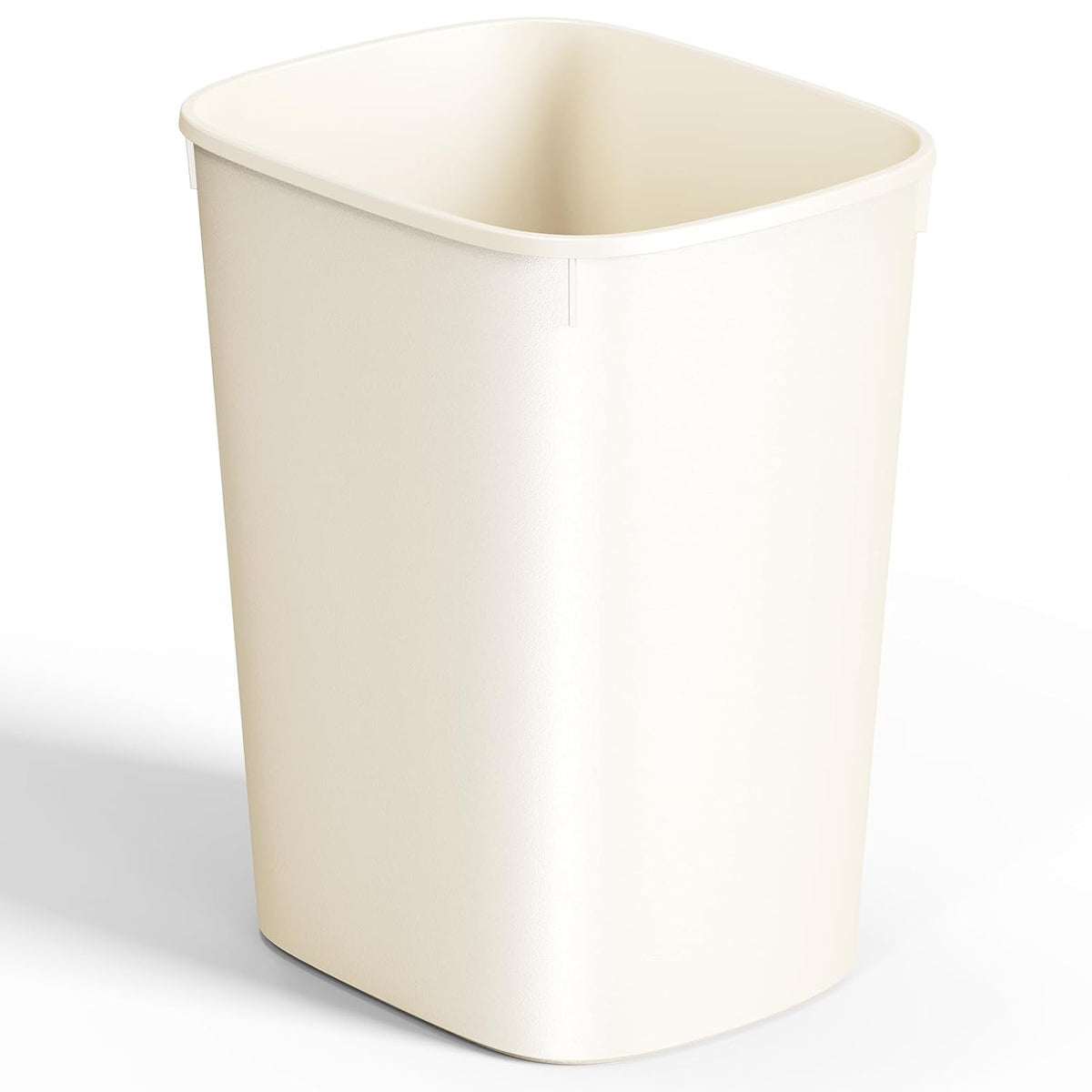 CEROELDA Bathroom Trash Can with Lid, 10L/2.6 Gal Small Garbage Can with Press Top Lid, Slim Plastic Waste Basket for Toilet, Office, Bedroom (Muti 1)