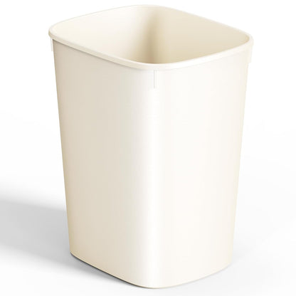 CEROELDA Bathroom Trash Can with Lid, 10L/2.6 Gal Small Garbage Can with Press Top Lid, Slim Plastic Waste Basket for Toilet, Office, Bedroom (Muti 1)