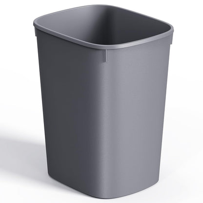 CEROELDA Bathroom Trash Can with Lid, 10L/2.6 Gal Small Garbage Can with Press Top Lid, Slim Plastic Waste Basket for Toilet, Office, Bedroom (Muti 1)