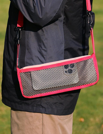 Mini 2-in-1 Folding Stool, Crossbody Bag Chair, Steel Oxford Seat