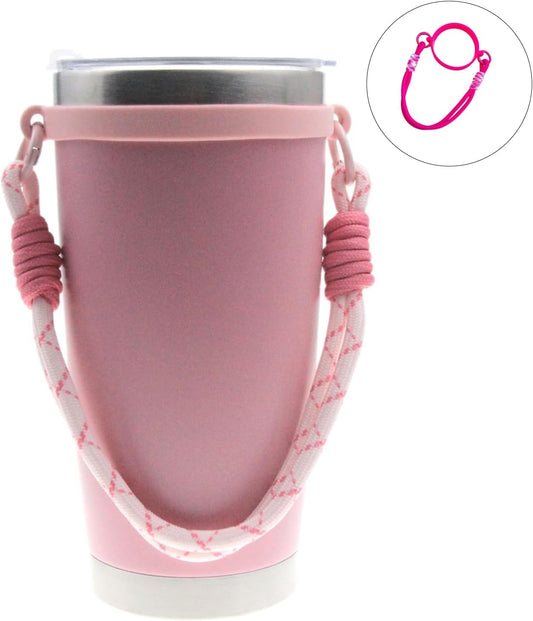 Leak Proof Cup Holder Carrying Strap Travel Hiking Commuter Coffee Mug Protector Water Bottle Strap Travel Cup Sleeve