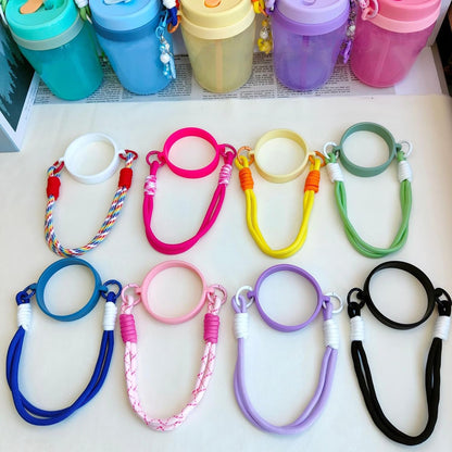 Leak Proof Cup Holder Carrying Strap Travel Hiking Commuter Coffee Mug Protector Water Bottle Strap Travel Cup Sleeve