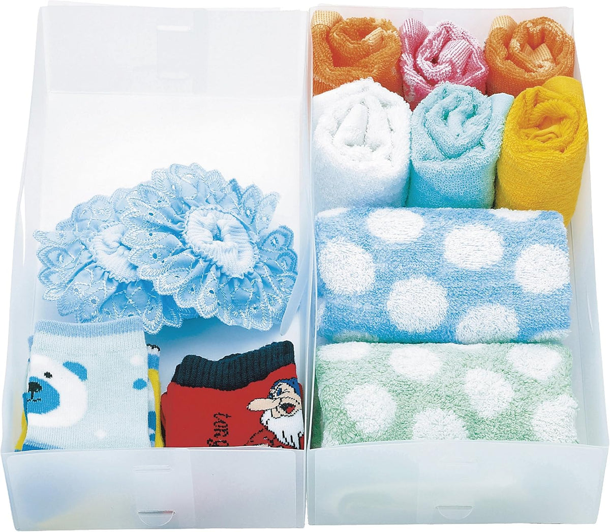 Closet Drawer Organizer for Underwear, Socks, Bras, Ties, Scarves, Foldable Dresser Storage Boxes (Small Drawer Organizers, Set of 3)