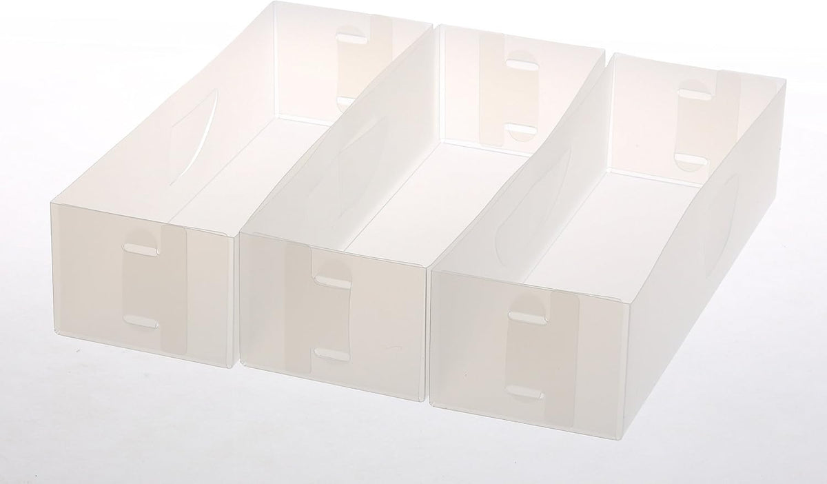 Closet Drawer Organizer for Underwear, Socks, Bras, Ties, Scarves, Foldable Dresser Storage Boxes (Small Drawer Organizers, Set of 3)