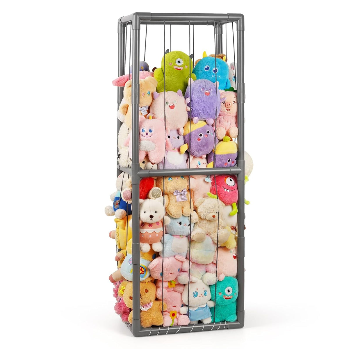 Stuffed Animal Storage Zoo Holder Space Save, PVC Stuffed Animal Organizer