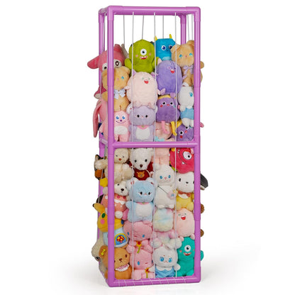 Stuffed Animal Storage Zoo Holder Space Save, PVC Stuffed Animal Organizer
