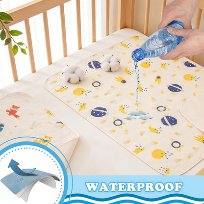 Baby Portable Diaper Changing Pad,Waterproof Changing Mat 2Pcs-27"x35"