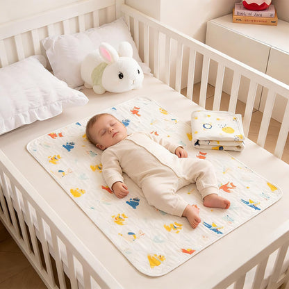 Baby Portable Diaper Changing Pad,Waterproof Changing Mat 2Pcs-27"x35"