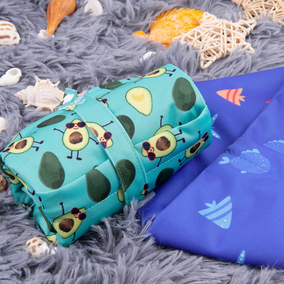 3 Pcs Cloth Diaper Wet Dry Bags Waterproof Reusable with Two Zippered Pockets Travel Beach Pool Daycare Soiled Baby Items Yoga Gym Bag for Swimsuits or Wet Clothes Small Medium Large - Colors B