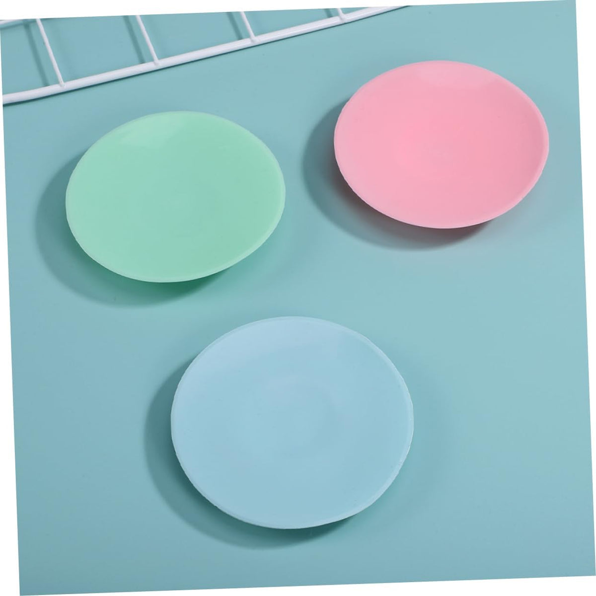 3pcs Double-Sided Suction Cups Wee Sprouts Suction Plates Boy Girl Dishes Silicone Tableware Sucker Ppsu Food Bowl Boys and Girls Plates Silicone Non-Slip Mat Variety of Colors
