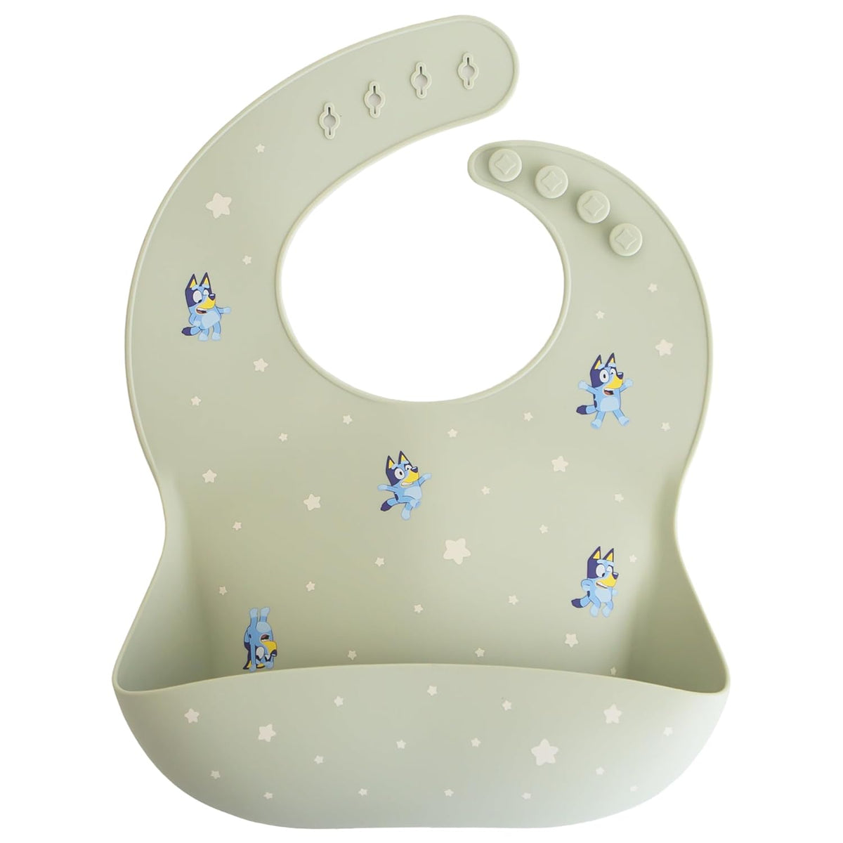 Silicone Baby Bib | Adjustable Fit Waterproof Bibs (Whales) - Colors A