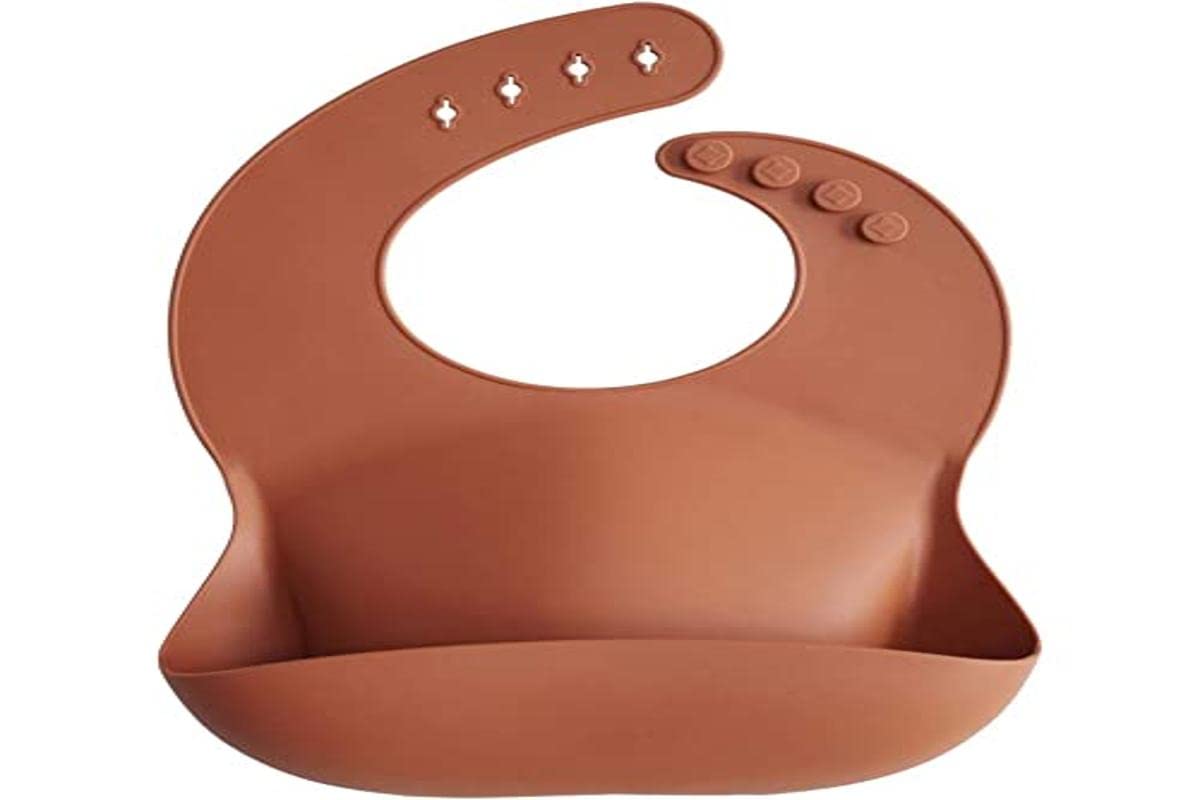 Silicone Baby Bib | Adjustable Fit Waterproof Bibs (Whales) - Colors A