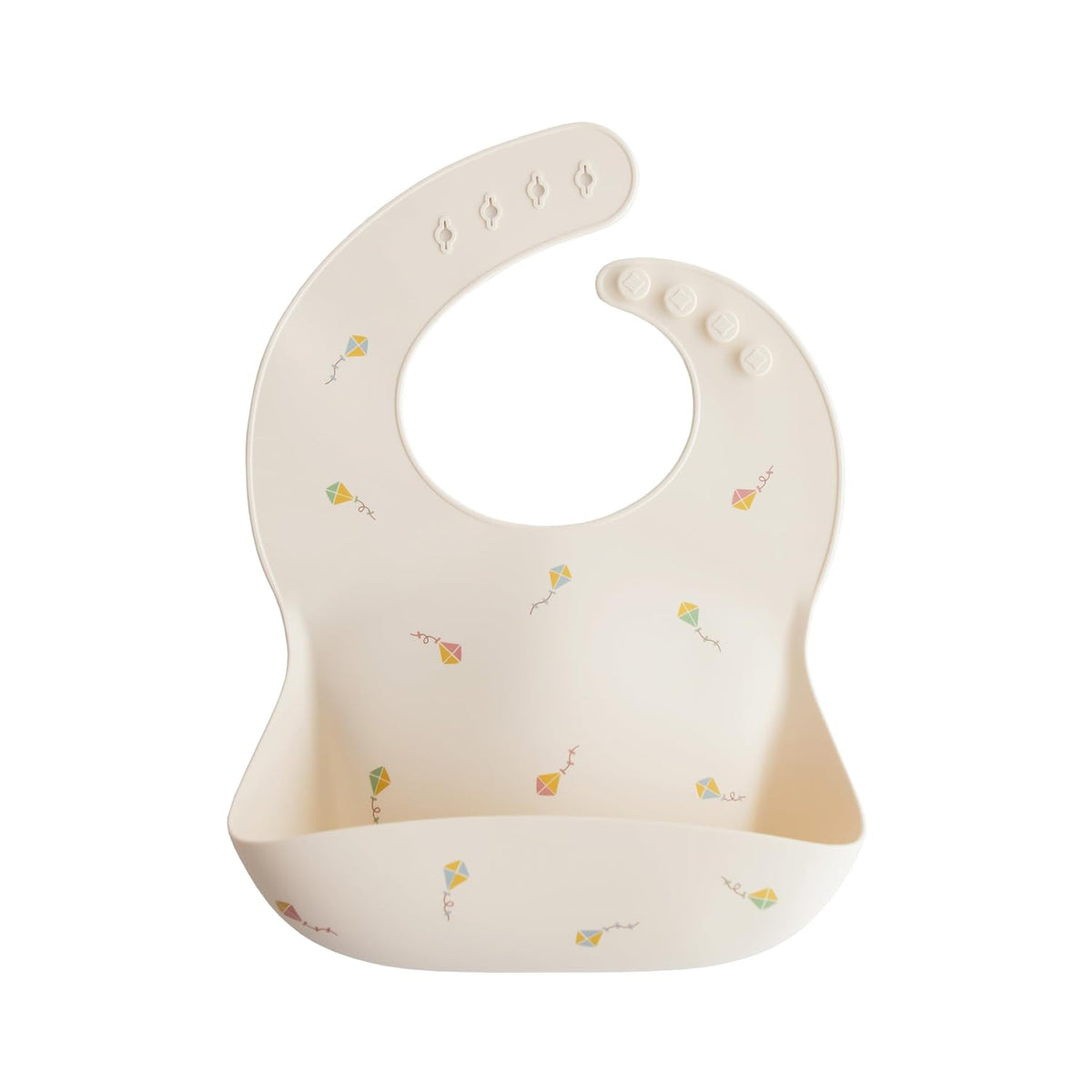Silicone Baby Bib | Adjustable Fit Waterproof Bibs (Whales) - Colors A