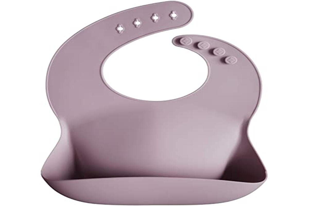 Silicone Baby Bib | Adjustable Fit Waterproof Bibs (Whales) - Colors A