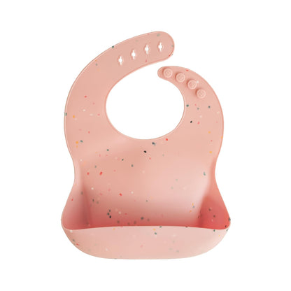 Silicone Baby Bib | Adjustable Fit Waterproof Bibs (Whales) - Colors A
