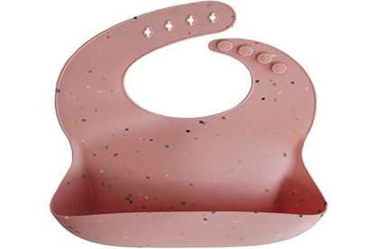 Silicone Baby Bib | Adjustable Fit Waterproof Bibs (Whales) - Colors A