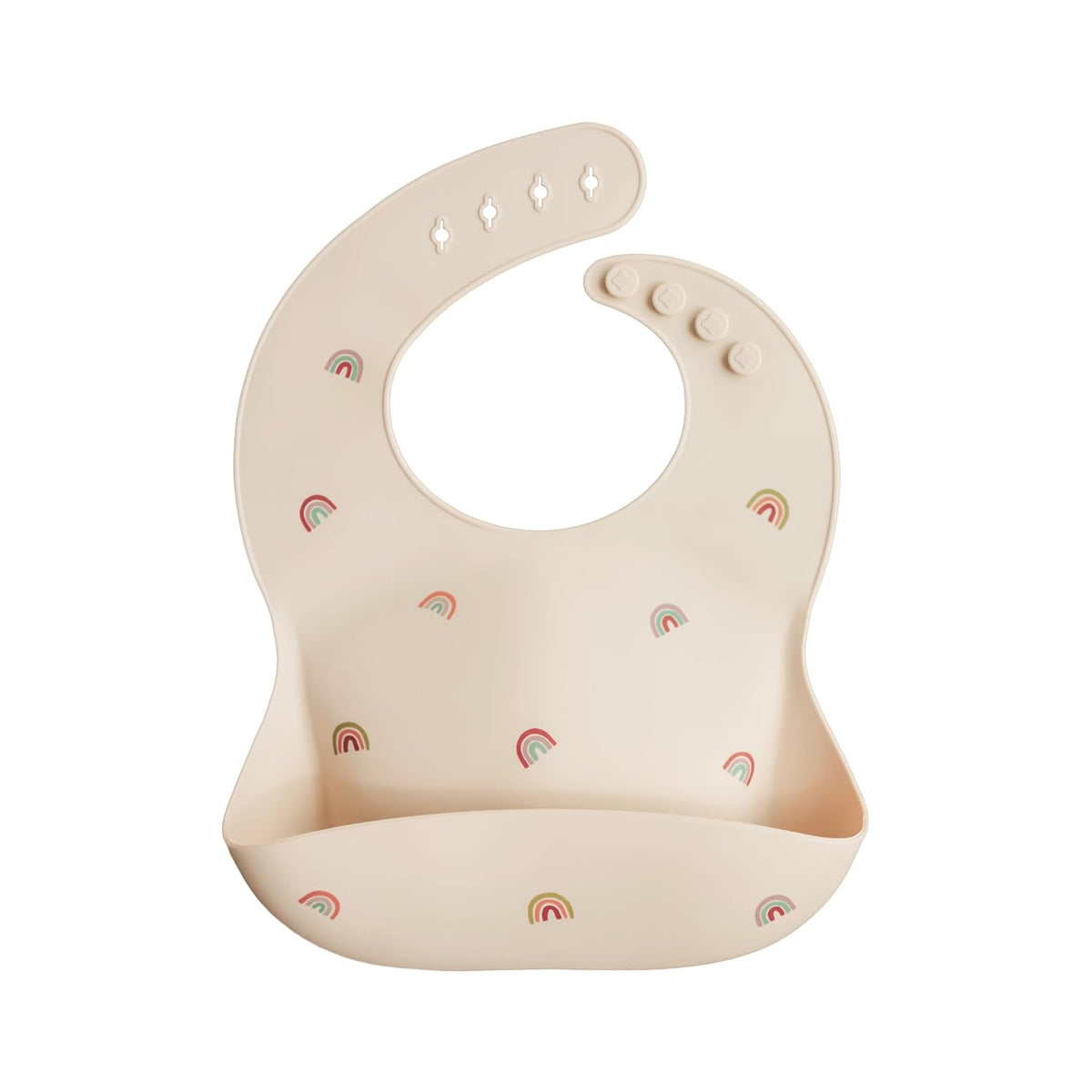 Silicone Baby Bib | Adjustable Fit Waterproof Bibs (Whales) - Colors A