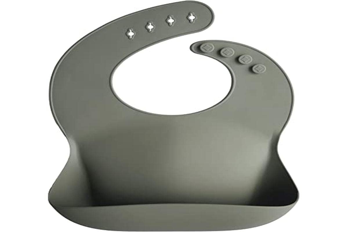 Silicone Baby Bib | Adjustable Fit Waterproof Bibs (Whales) - Colors A