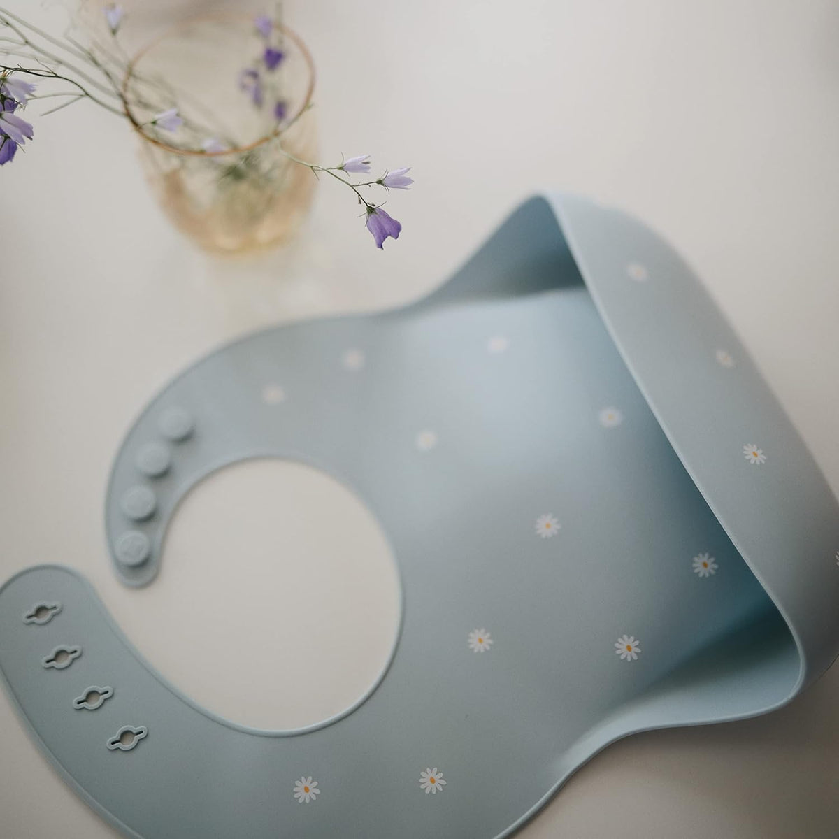 Silicone Baby Bib | Adjustable Fit Waterproof Bibs (Whales) - Colors A