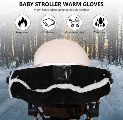 Winter Ster Gloves Thick Oxford Hand for Cold Weather Windproof Warm Easy to Install Ster Handles Lining
