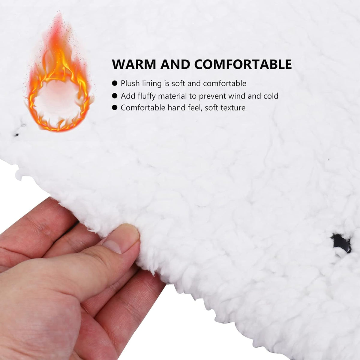 Winter Ster Gloves Thick Oxford Hand for Cold Weather Windproof Warm Easy to Install Ster Handles Lining
