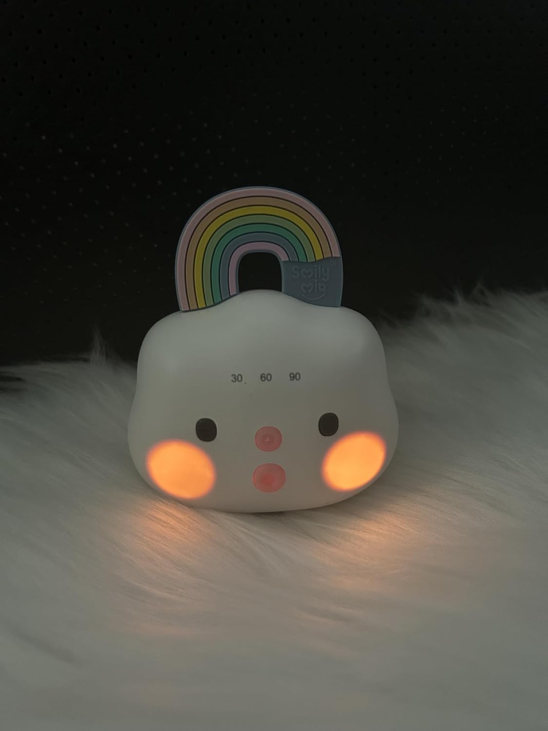 Baby Sound Machine Portable White Noise Machine with 14 Soothing Sounds Rechargeable White Noise Sound Machine with 3 Timer Setting and Night Light