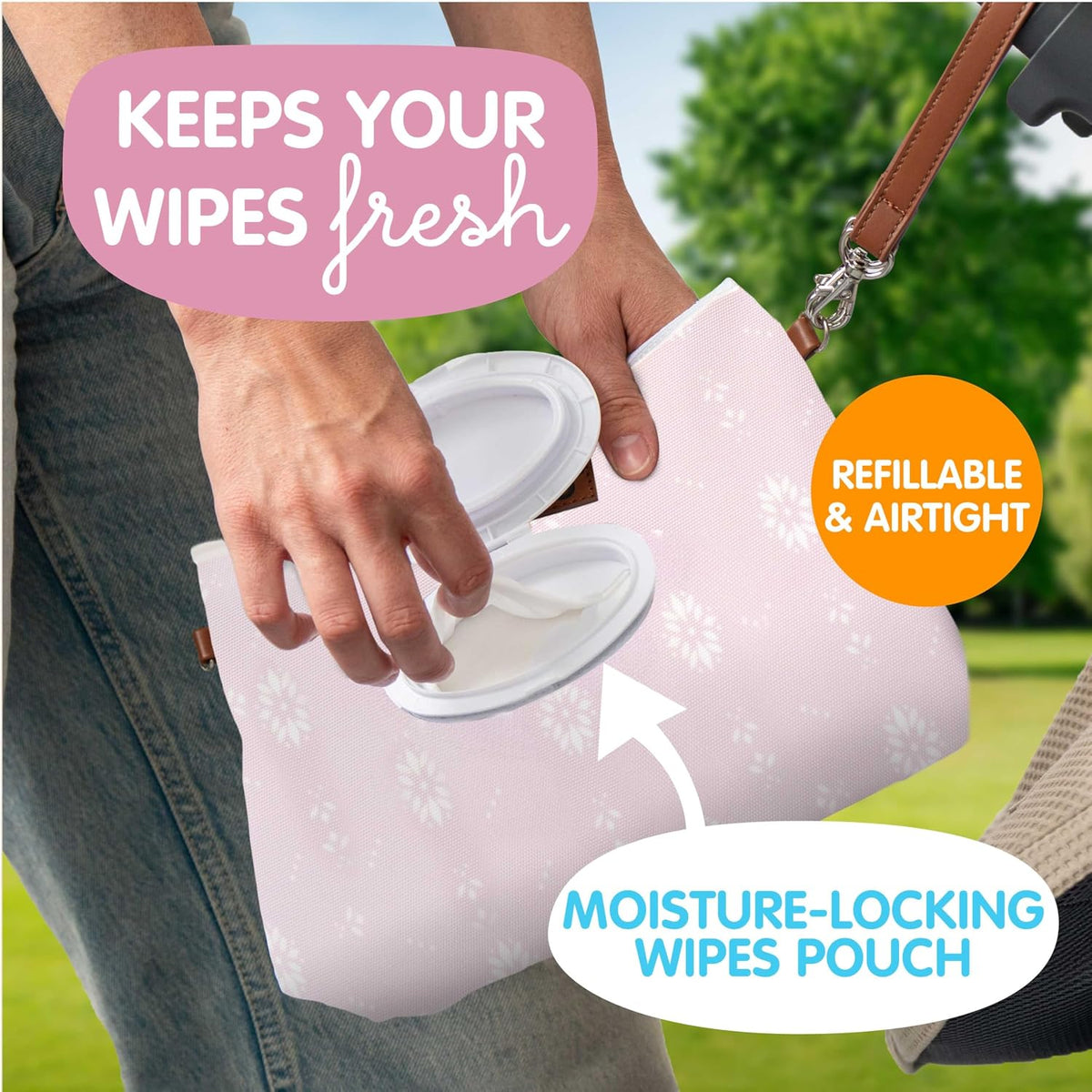 Portable Diaper Clutch Bag and Travel Diaper Cream Spatula Set