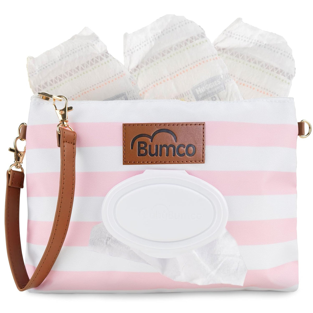 Portable Diaper Clutch Bag and Travel Diaper Cream Spatula Set