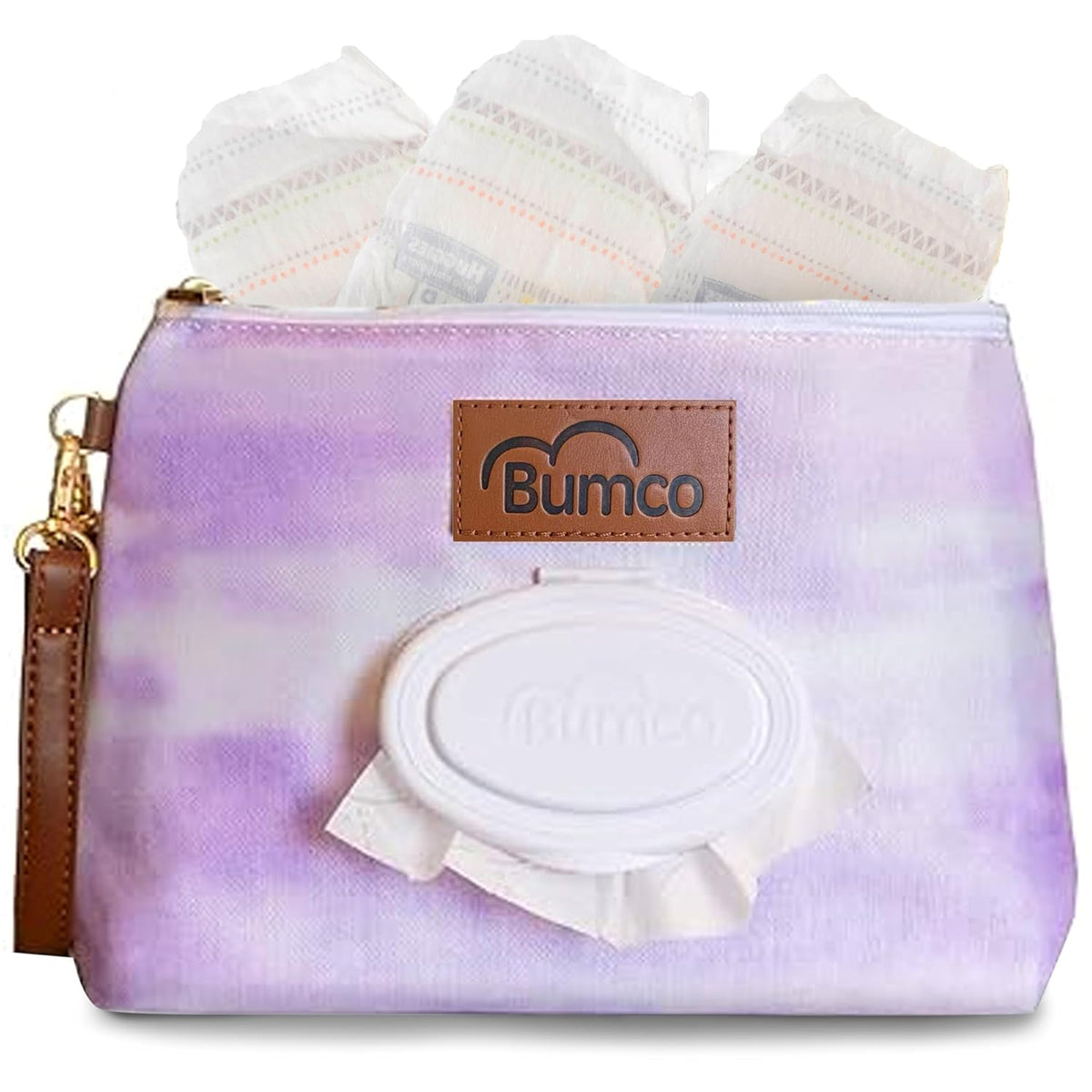 Portable Diaper Clutch Bag and Travel Diaper Cream Spatula Set