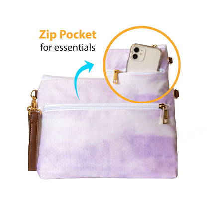Portable Diaper Clutch Bag and Travel Diaper Cream Spatula Set