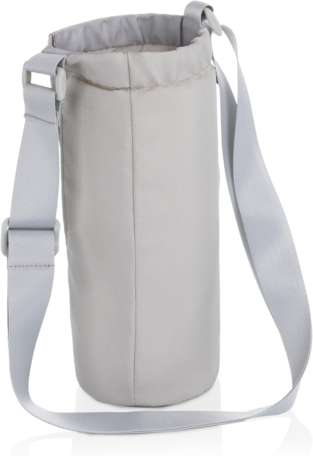 PICNIC TIME Eclipse 40 oz Tumber Tote, Drink Carrier Crossbody Bag, Water Bottle Holder with Shoulder Strap and Phone Pocket, (Gray)