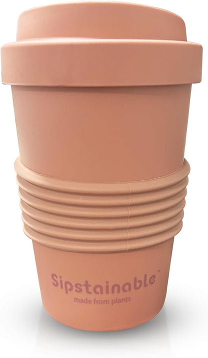 16oz Coffee Mug - Insulated Reusable Coffee Tumbler - On-The-Go Travel Mug - BPA-Free, Leak proof Lid, Stylish Coffee Cup - Lightweight & Durable Mug for Drinks (Rose)