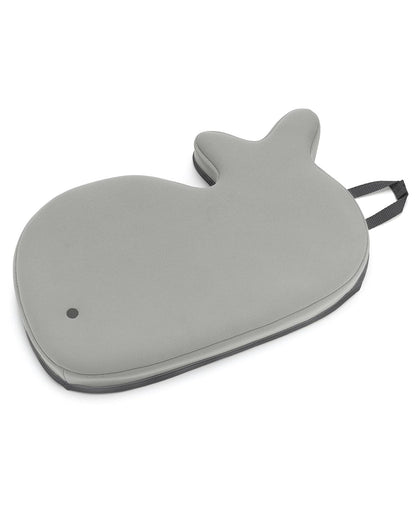 Baby Bath All-in-One Elbow Saver and Kneeler, Moby, Grey